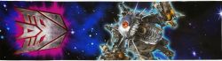 Transformers LE Decepticon Backbox Decal - Right